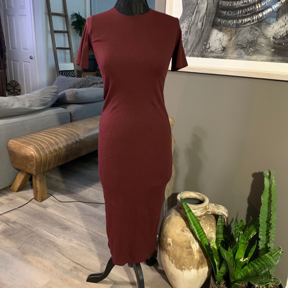 SOLD!! SOLD!! Burgundy dress